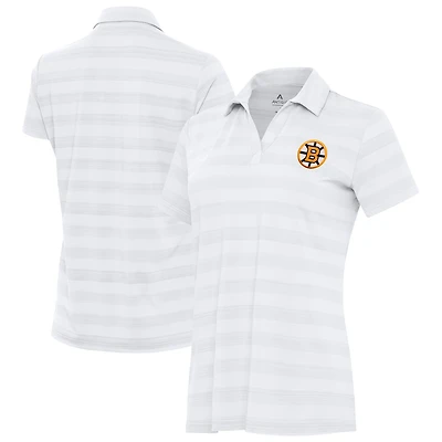 Women's Antigua Boston Bruins Tunnel Polo