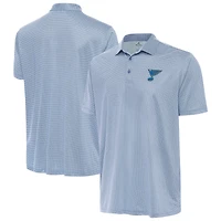 Men's Antigua Blue St. Louis Blues Rings Polo