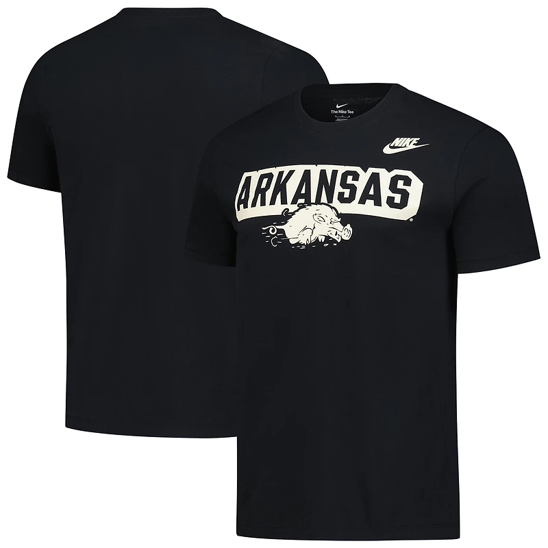 Men's Nike Black Arkansas Razorbacks Fashion Team Bold T-Shirt