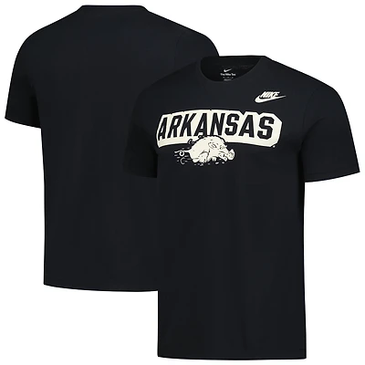 Men's Nike Black Arkansas Razorbacks Fashion Team Bold T-Shirt