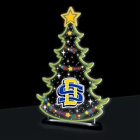 South Dakota State Jackrabbits 10" LED Tabletop Christmas Tree Desklite Sign