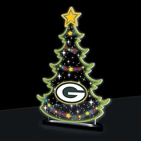 Green Bay Packers 10" LED Tabletop Christmas Tree Desklite Sign