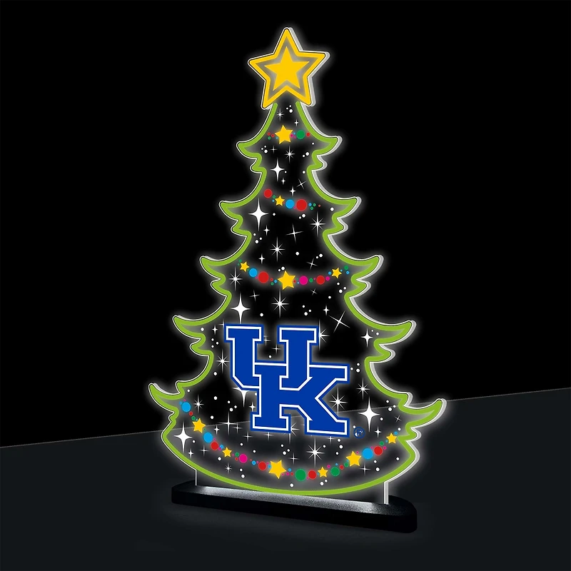 Kentucky Wildcats 10" LED Tabletop Christmas Tree Desklite Sign