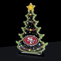 San Francisco 49ers 10" LED Tabletop Christmas Tree Desklite Sign