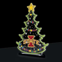 Iowa State Cyclones 10" LED Tabletop Christmas Tree Desklite Sign