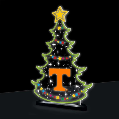Tennessee Volunteers 10" LED Tabletop Christmas Tree Desklite Sign