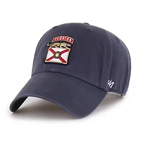 Men's '47  Navy Florida Panthers Alternate Logo Clean Up Adjustable Hat