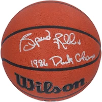 Spud Webb Atlanta Hawks Autographed Wilson Authentic Series Indoor/Outdoor Basketball with "1986 Dunk Champ" Inscription