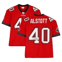 Mike Alstott Tampa Bay Buccaneers Autographed Red Mitchell & Ness Replica Jersey