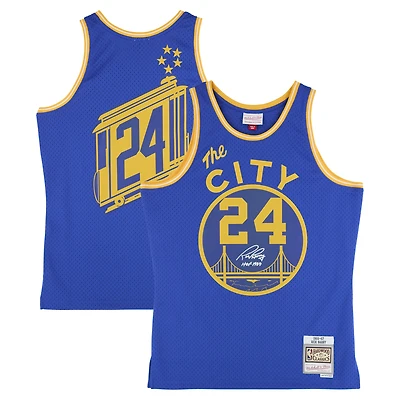 Rick Barry Golden State Warriors Autographed Mitchell & Ness Blue 1996-97 Swingman Jersey