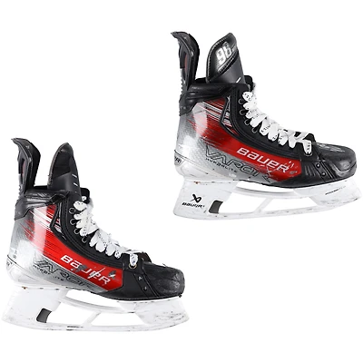 Connor Bedard Chicago Blackhawks Autographed Game-Used Black Bauer Skates from the 2024-25 NHL Season - NR81044612-13