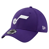 Men's New Era Purple Utah Jazz Logo 39THIRTY Flex Hat