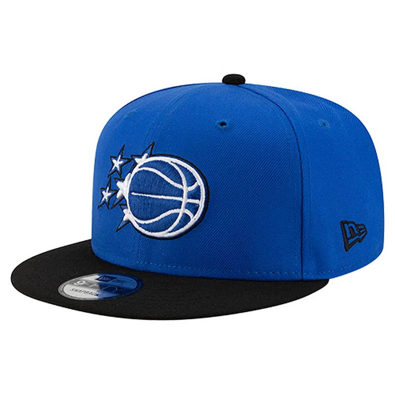 Men's New Era Blue/Black Orlando Magic Two-Tone 9FIFTY Snapback Hat