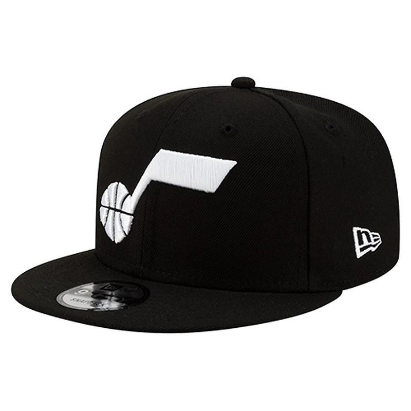 Men's New Era  Black Utah Jazz 9FIFTY Snapback Hat