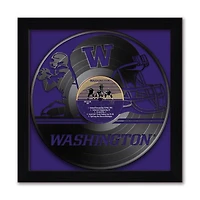 Washington Huskies Framed 13" x 13" Vinyl Record Art Print