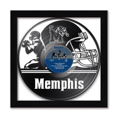Memphis Tigers Framed 13" x 13" Vinyl Record Art Print