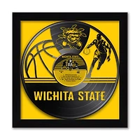 Wichita State Shockers Framed 13" x 13" Vinyl Record Art Print
