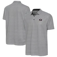 Men's Antigua Heather Black Georgia Bulldogs Intersect Polo