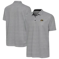 Men's Antigua Heather Black Missouri Tigers Intersect Polo
