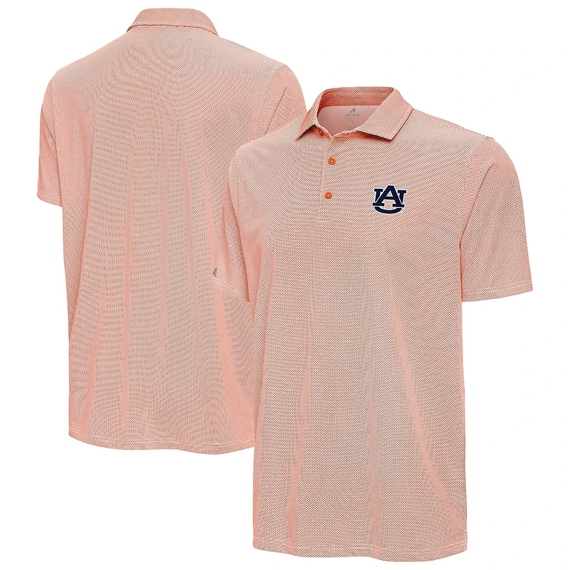 Men's Antigua Orange Auburn Tigers Pave Polo