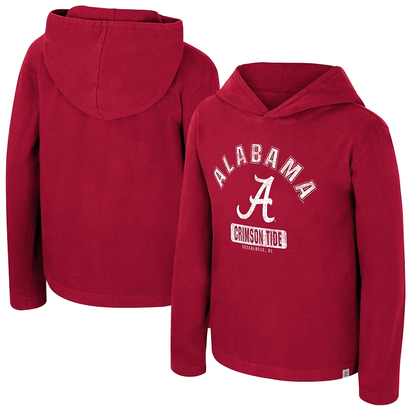 Youth Colosseum  Crimson Alabama Crimson Tide Simoleans Washed Hoodie