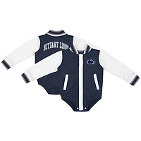 Infant Colosseum Navy Penn State Nittany Lions Bell Rings Varsity Bodysuit