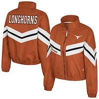 Women's Colosseum  Texas Orange Texas Longhorns Thin Ice Full-Zip Windbreaker