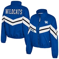 Women's Colosseum  Royal Kentucky Wildcats Thin Ice Full-Zip Windbreaker