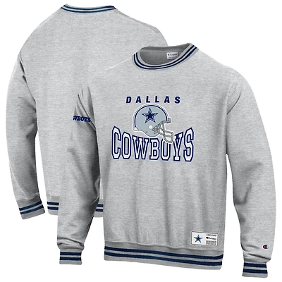 Men's Champion Gray Dallas Cowboys Reverse Weave Fleece Sweatshirt