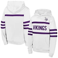 Youth Mitchell & Ness  White Minnesota Vikings White Out Head Coach Hoodie