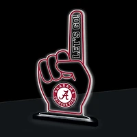 Alabama Crimson Tide 10" LED Tabletop Foam Finger Desklite Sign