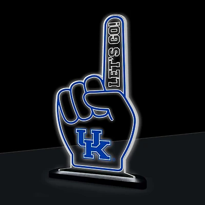 Kentucky Wildcats 10" LED Tabletop Foam Finger Desklite Sign