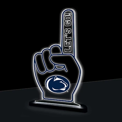 Penn State Nittany Lions 10" LED Tabletop Foam Finger Desklite Sign