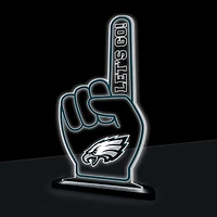 Philadelphia Eagles 10" LED Tabletop Foam Finger Desklite Sign