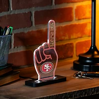 San Francisco 49ers 10" LED Tabletop Foam Finger Desklite Sign