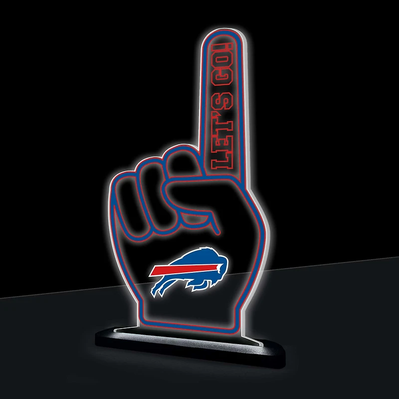 Buffalo Bills 10" LED Tabletop Foam Finger Desklite Sign
