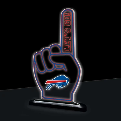 Buffalo Bills 10" LED Tabletop Foam Finger Desklite Sign