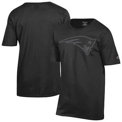 Men's Champion Black New England Patriots Tonal Logo T-Shirt
