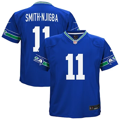 Preschool Nike Jaxon Smith-Njigba Royal Seattle Seahawks Alternate Player Game Jersey