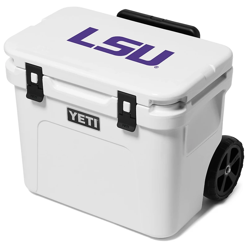 YETI LSU Tigers Roadie 32 Wheeled Cooler