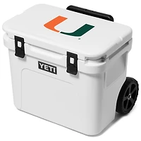 YETI Miami Hurricanes Roadie 32 Wheeled Cooler