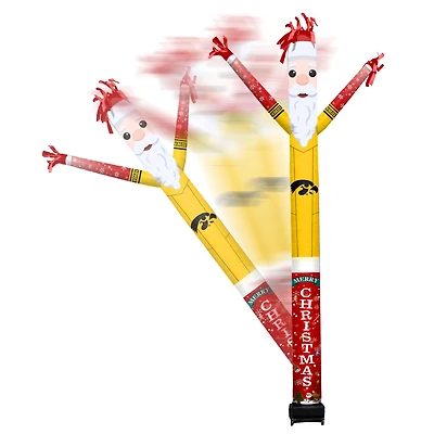 Iowa Hawkeyes Santa Claus Inflatable Crazy Sports Fan
