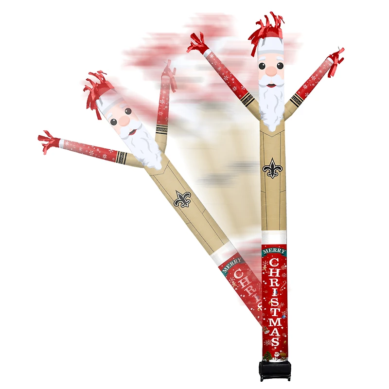 New Orleans Saints Santa Claus Inflatable Crazy Sports Fan