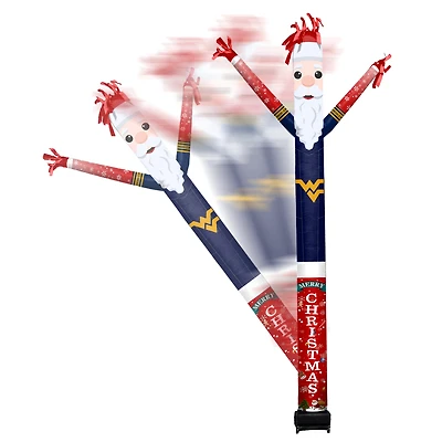 West Virginia Mountaineers Santa Claus Inflatable Crazy Sports Fan