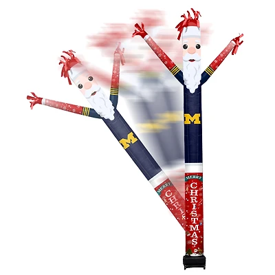 Michigan Wolverines Santa Claus Inflatable Crazy Sports Fan