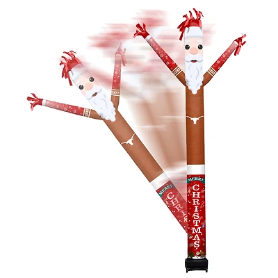 Texas Longhorns Santa Claus Inflatable Crazy Sports Fan
