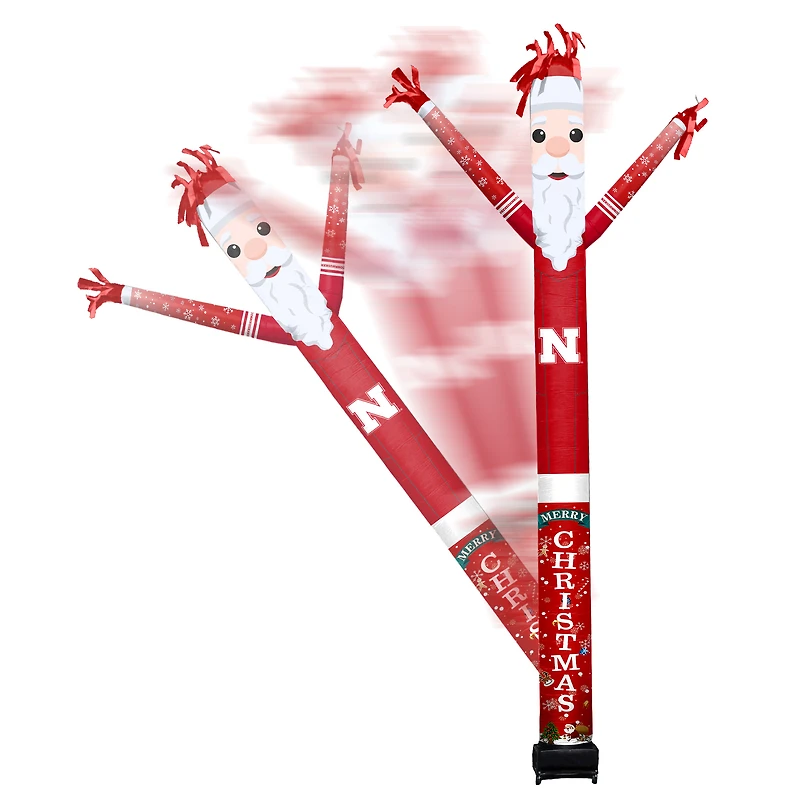 Nebraska Huskers Santa Claus Inflatable Crazy Sports Fan