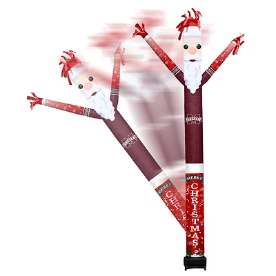 Mississippi State Bulldogs Santa Claus Inflatable Crazy Sports Fan