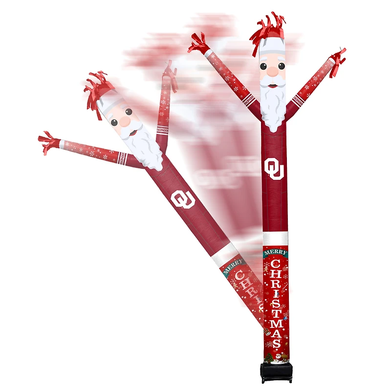 Oklahoma Sooners Santa Claus Inflatable Crazy Sports Fan