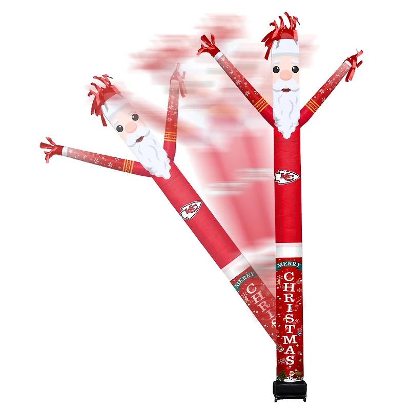 Kansas City Chiefs Santa Claus Inflatable Crazy Sports Fan